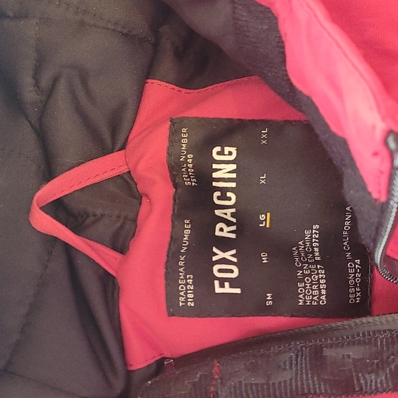 Fox Racing Red Jacket - Picture 2 of 5